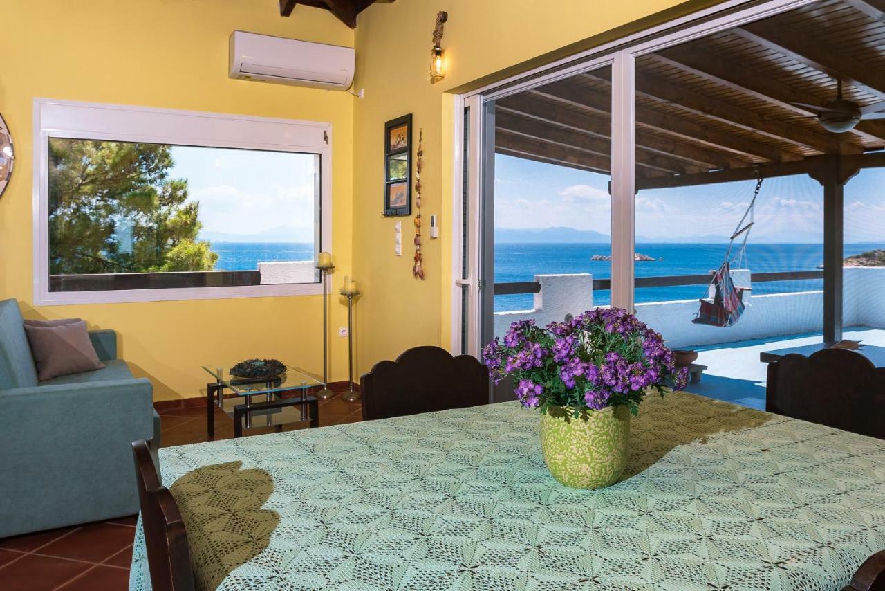 Saronic Seafront Villa Đảo Đảo Salamis Ngoại thất bức ảnh