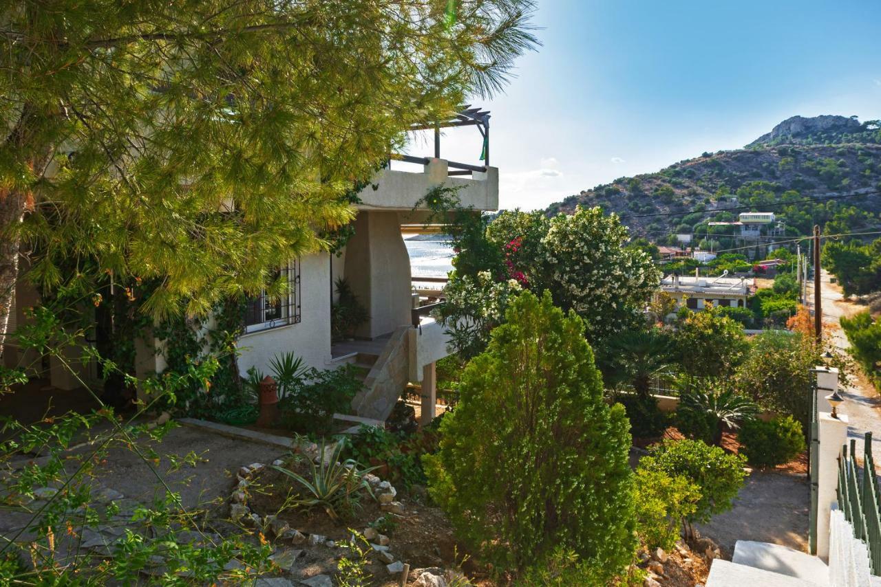 Saronic Seafront Villa Đảo Đảo Salamis Ngoại thất bức ảnh