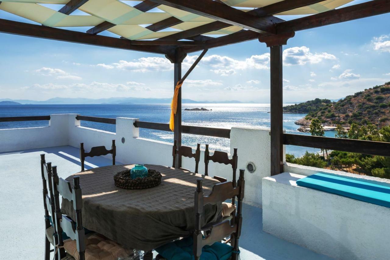 Saronic Seafront Villa Đảo Đảo Salamis Ngoại thất bức ảnh